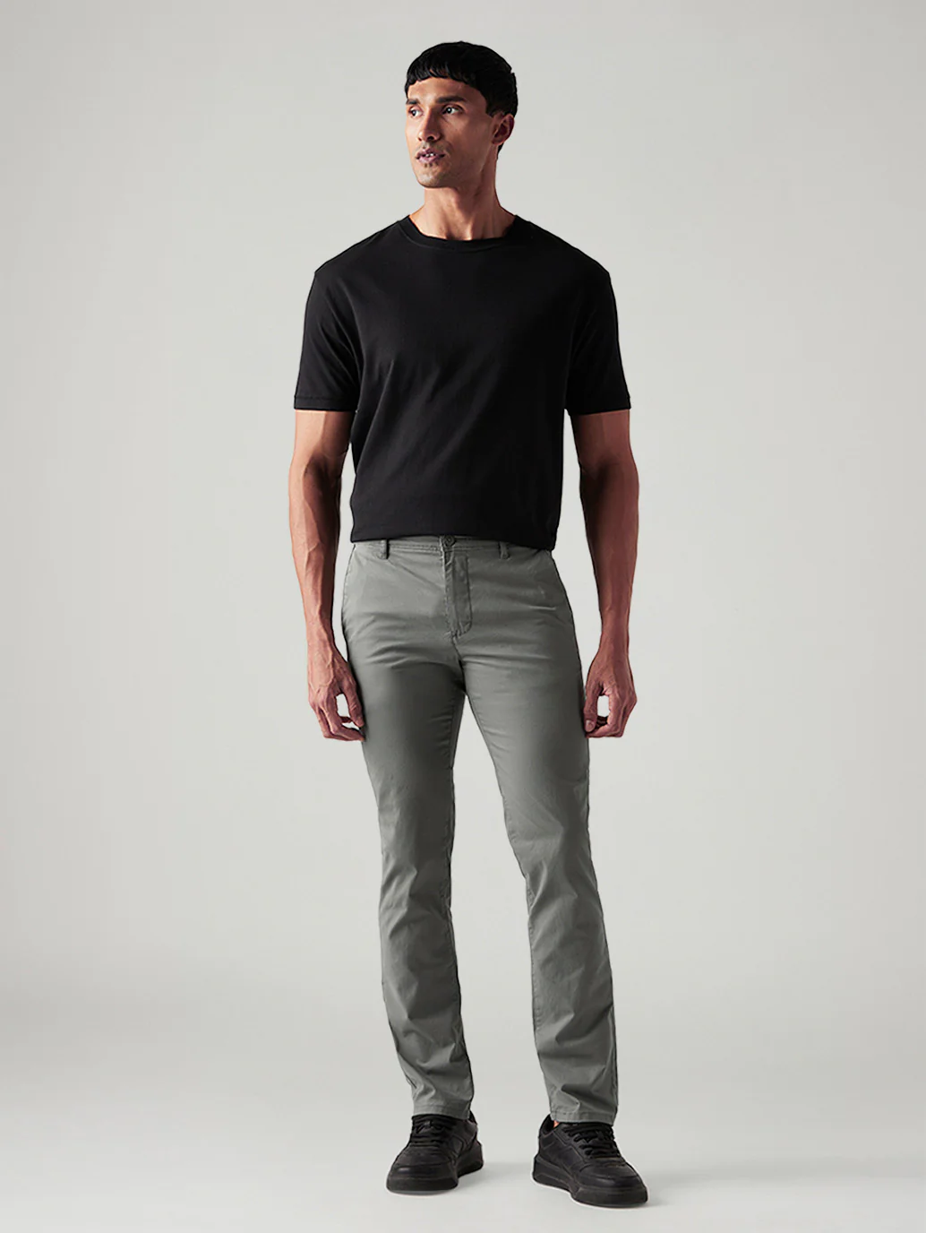 Men's 511 Grey Slim Fit Mid Rise Chinos - Image 2