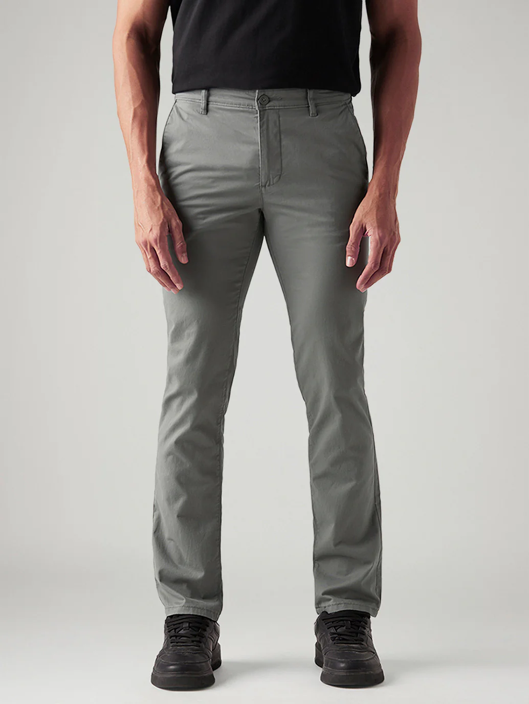 Men's 511 Grey Slim Fit Mid Rise Chinos - Image 3