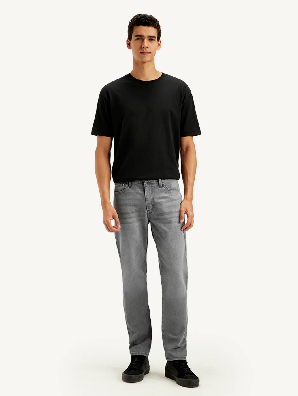 Men's 511 Grey Slim Fit Mid Rise Jeans - Image 2