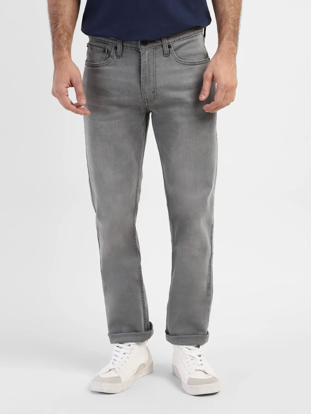 Men's 511 Grey Slim Fit Mid Rise Jeans - Image 2