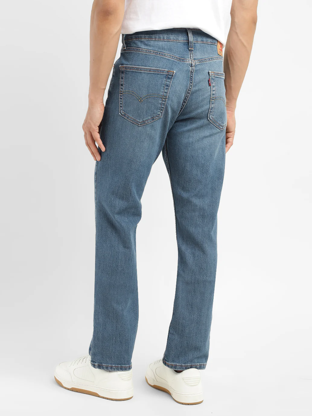 Men's 511 Blue Slim Fit Mid Rise Jeans - Image 2