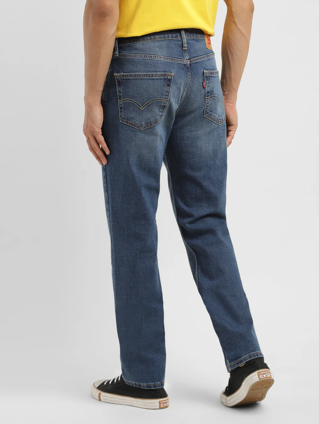 Men's 511 Blue Slim Fit Mid Rise Jeans - Image 2
