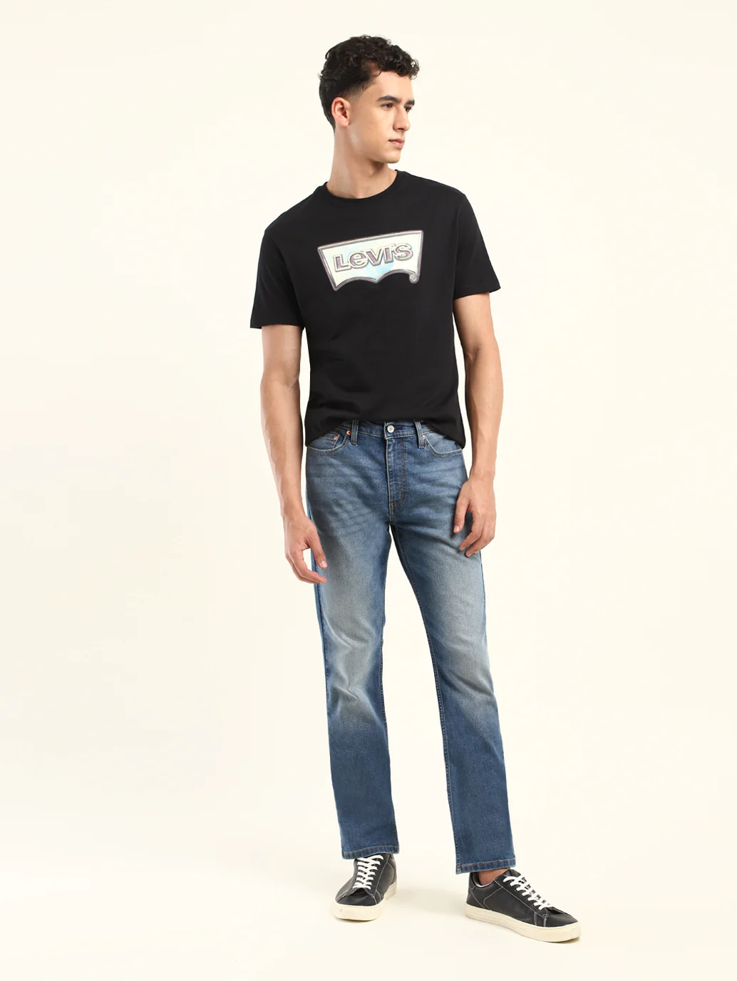 Men's 511 Blue Slim Fit Mid Rise Jeans - Image 2