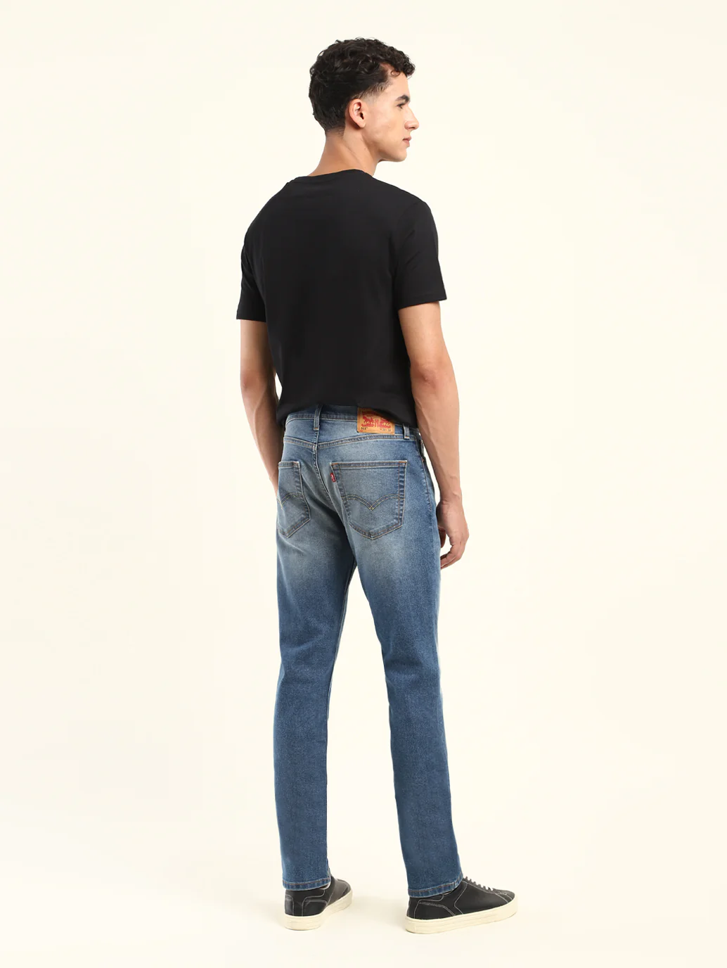 Men's 511 Blue Slim Fit Mid Rise Jeans - Image 3