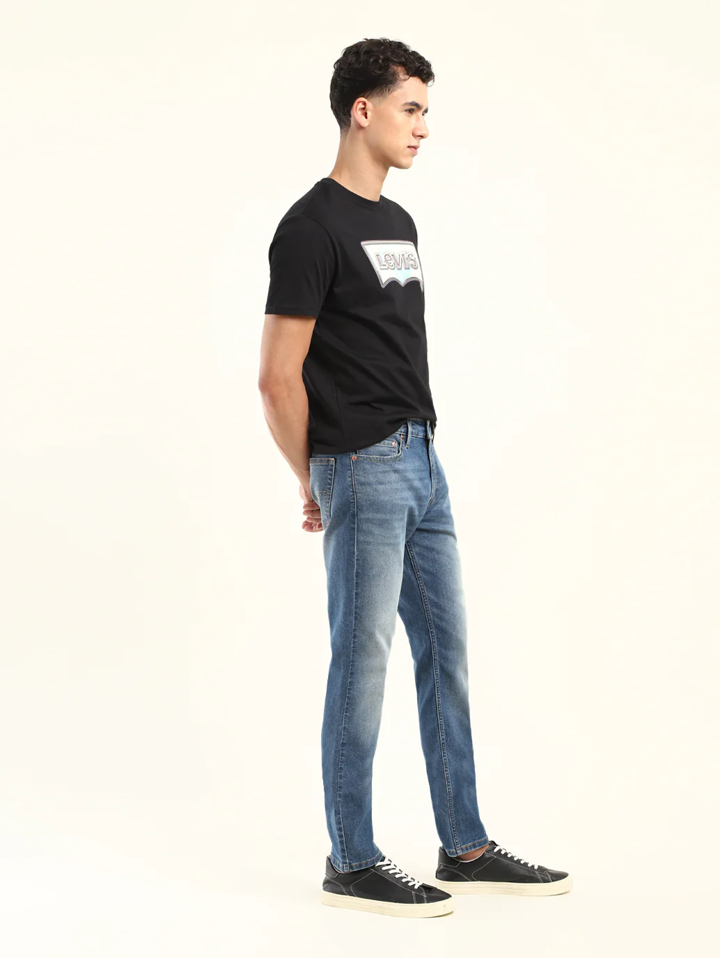 Men's 511 Blue Slim Fit Mid Rise Jeans - Image 7