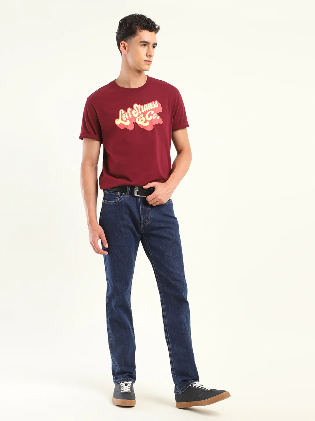 Men's 511 Blue Slim Fit Mid Rise Jeans