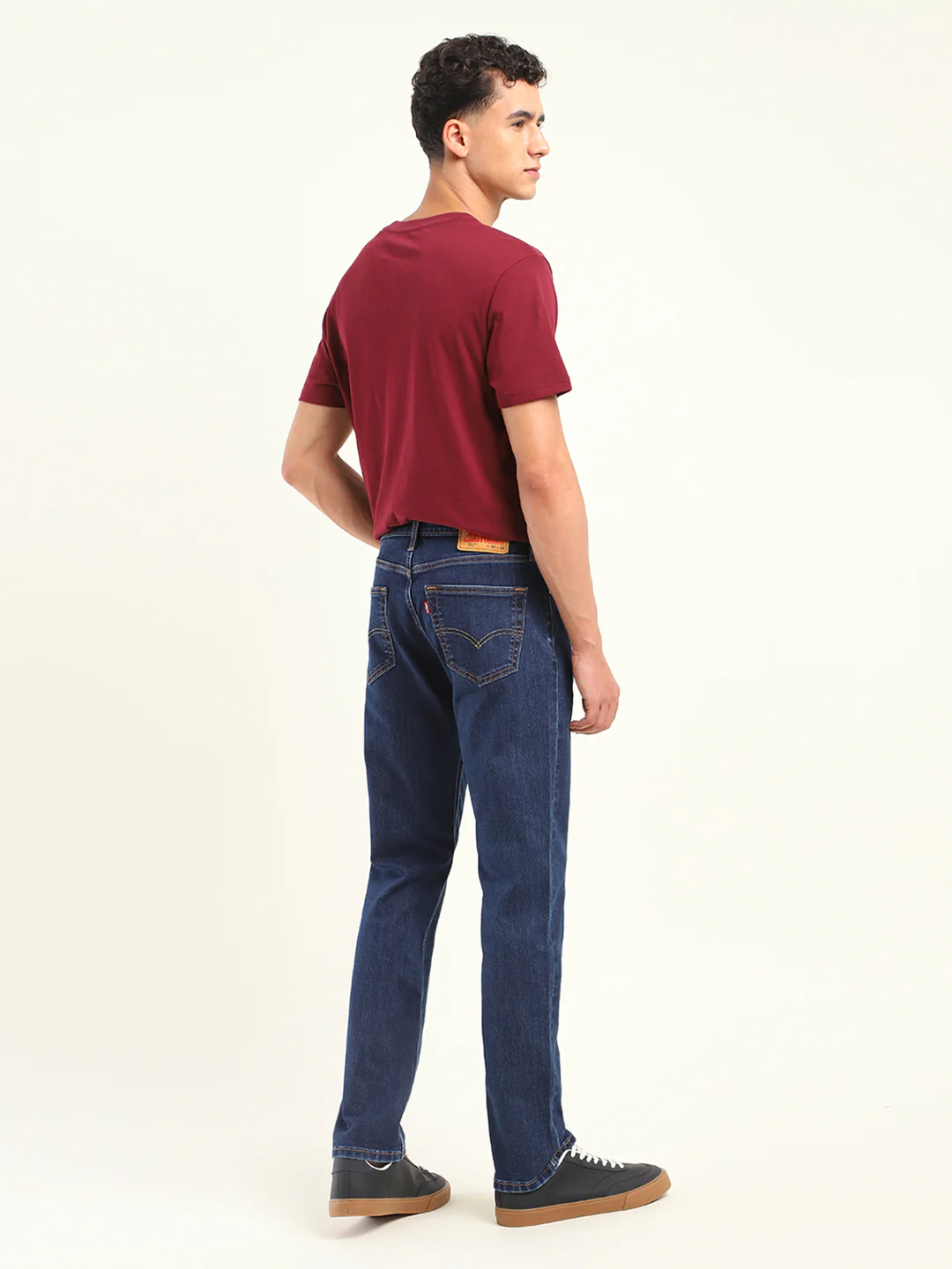Men's 511 Blue Slim Fit Mid Rise Jeans - Image 3