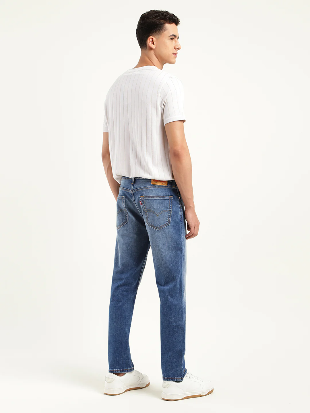 Men's 511 Blue Slim Fit Mid Rise Jeans - Image 3