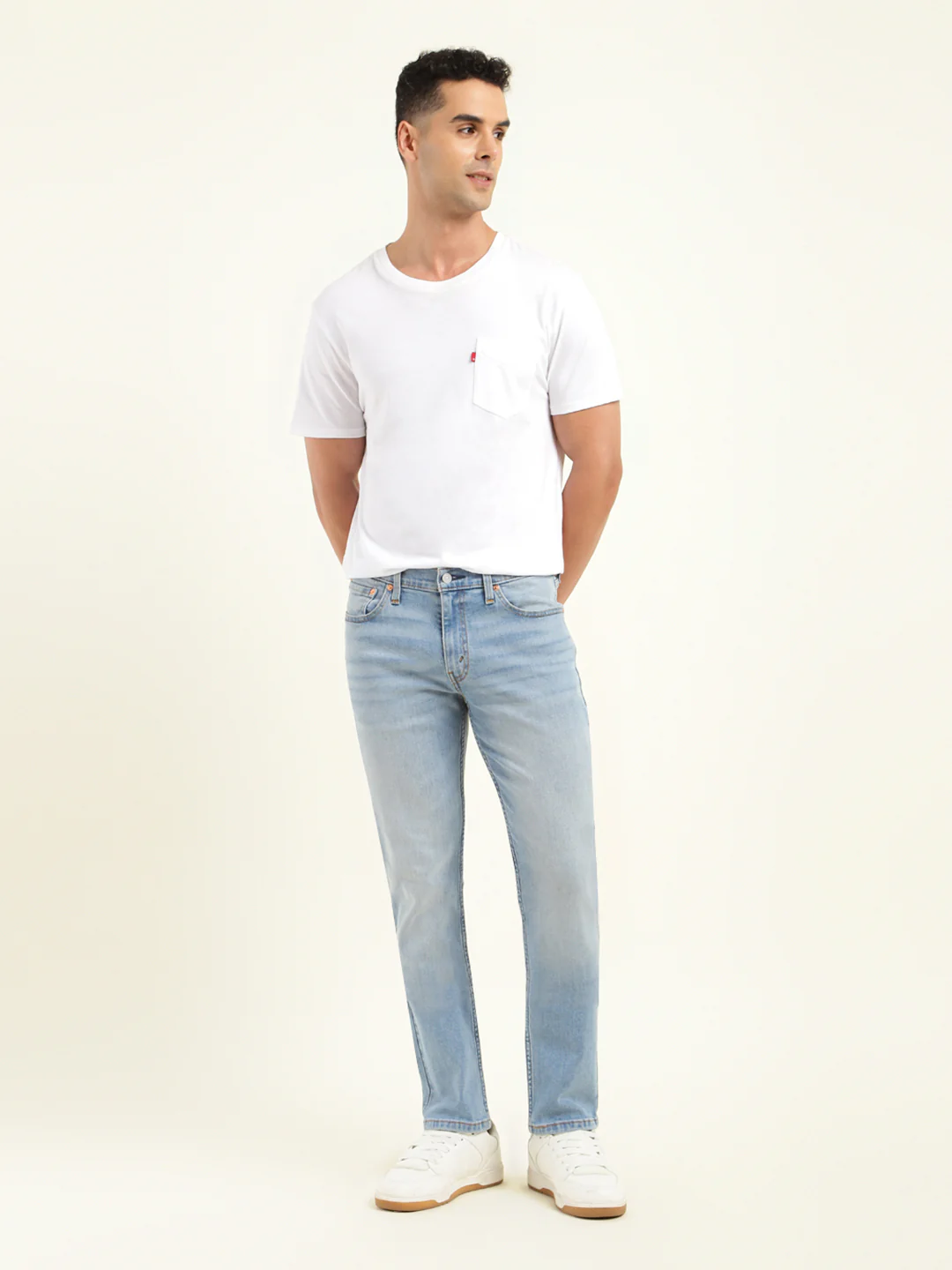 Men's 511 Blue Slim Fit Mid Rise Jeans - Image 2