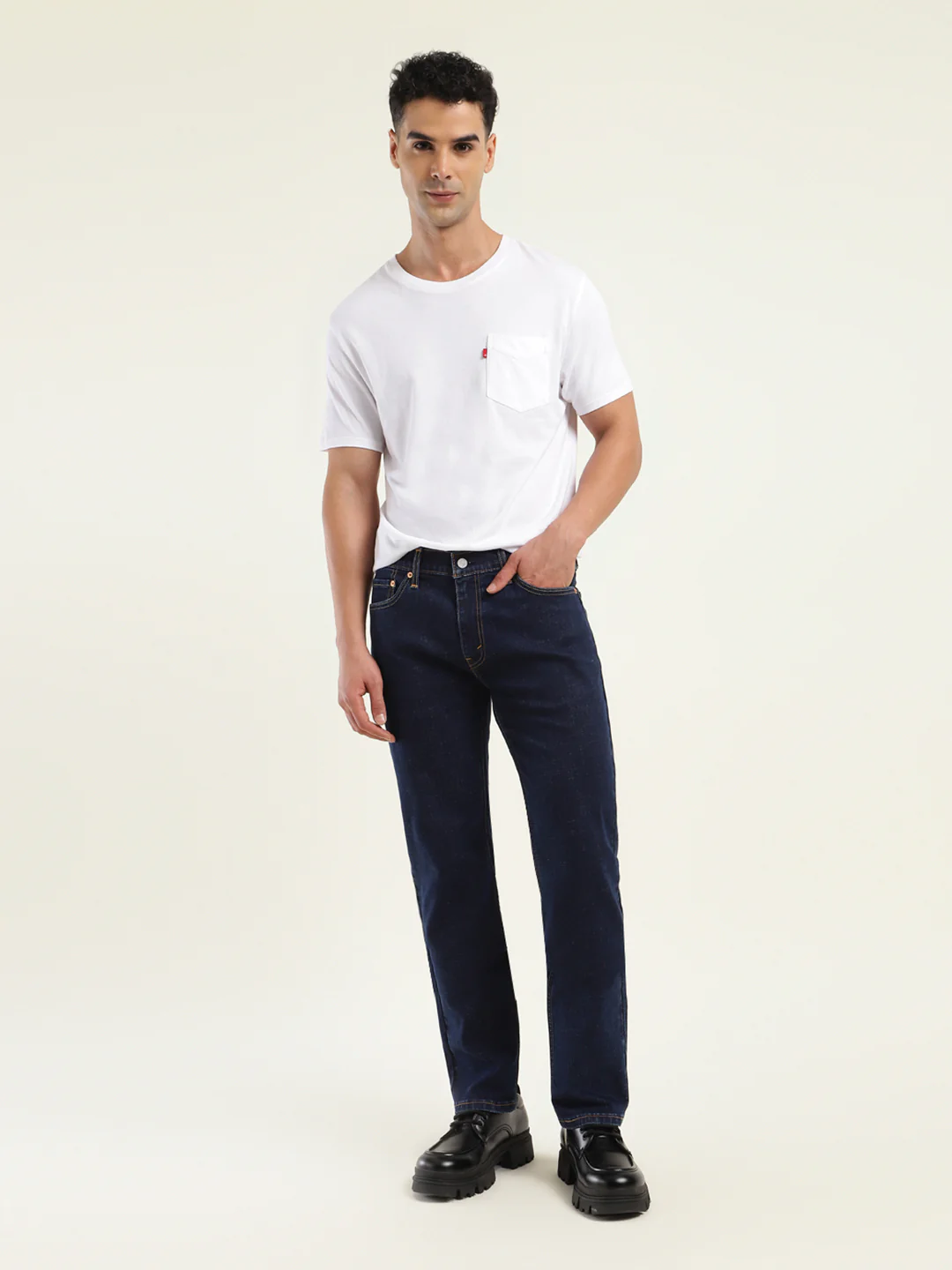 Men's 511 Blue Slim Fit Mid Rise Jeans - Image 2
