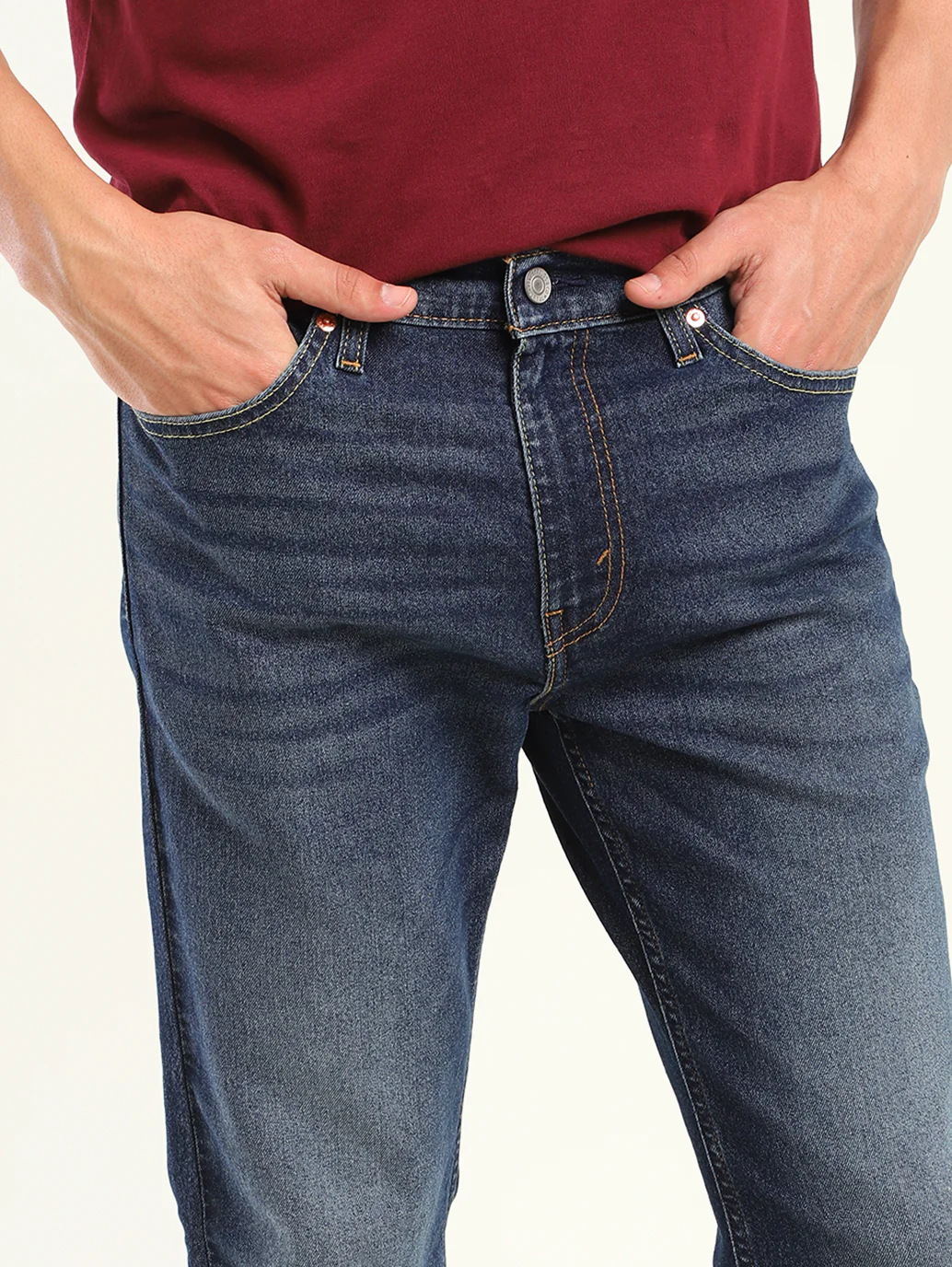 Men's 511 Blue Slim Fit Mid Rise Jeans - Image 5