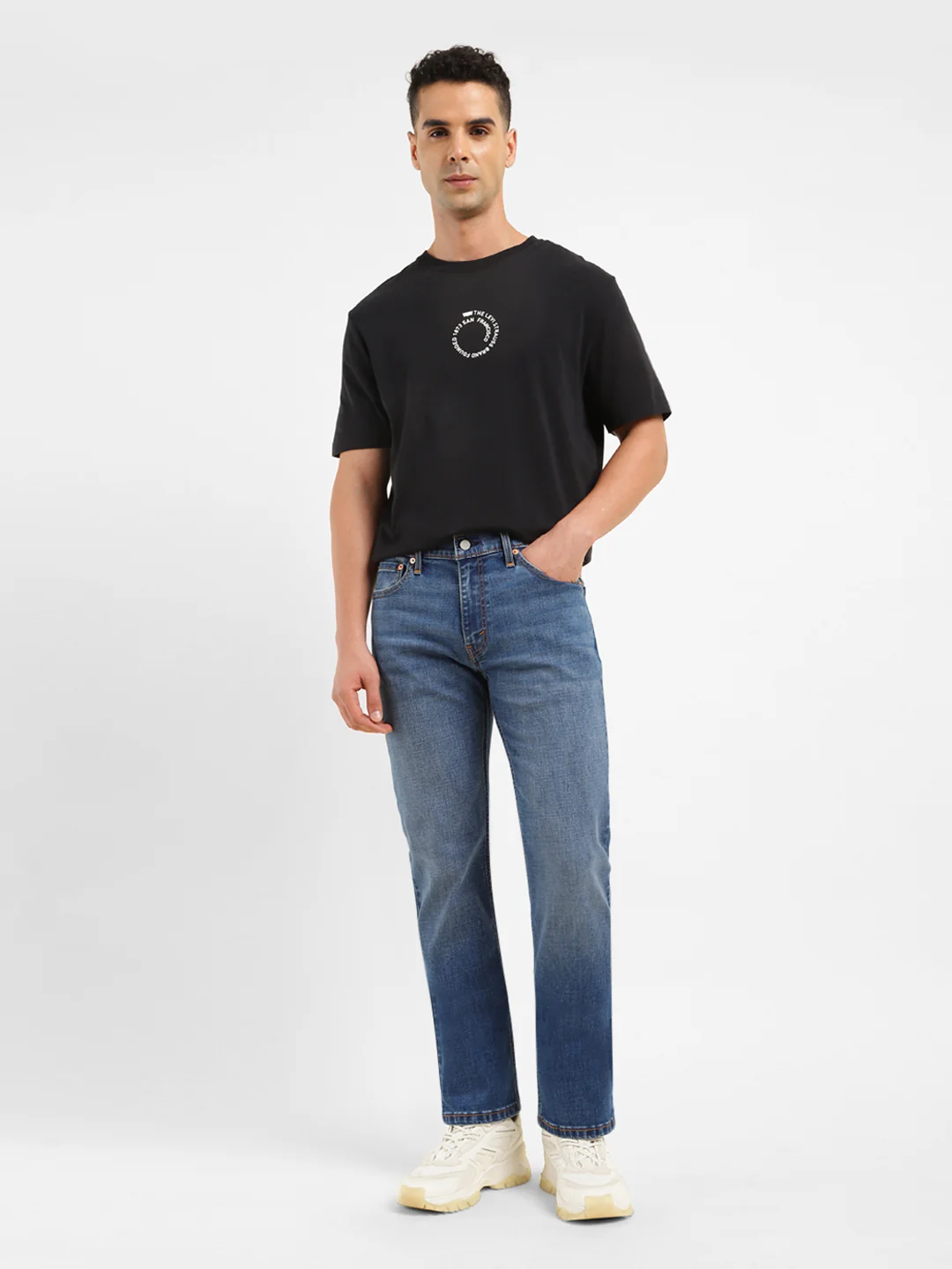Men's 511 Blue Slim Fit Mid Rise Jeans - Image 2