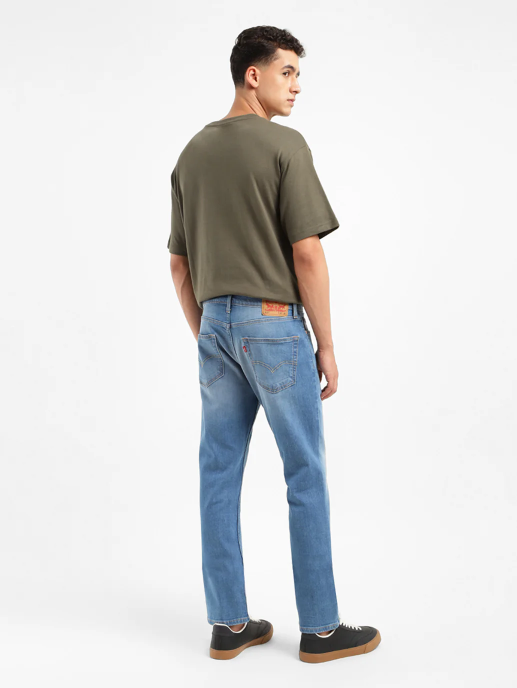 Men's 511 Blue Slim Fit Mid Rise Jeans - Image 2