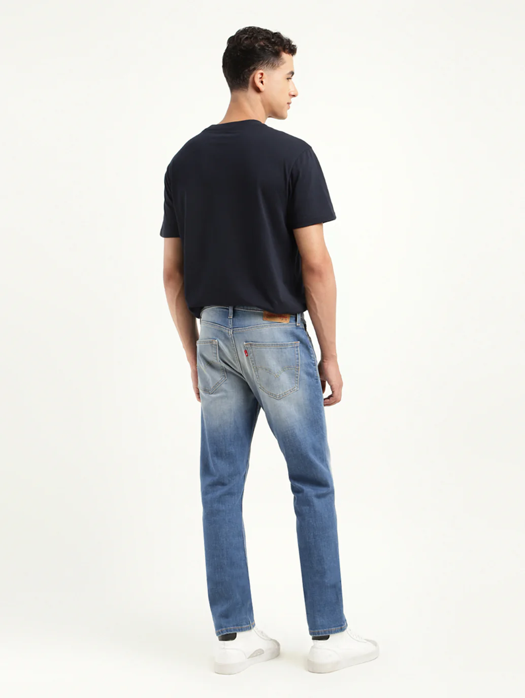 Men's 511 Blue Slim Fit Mid Rise Jeans - Image 2