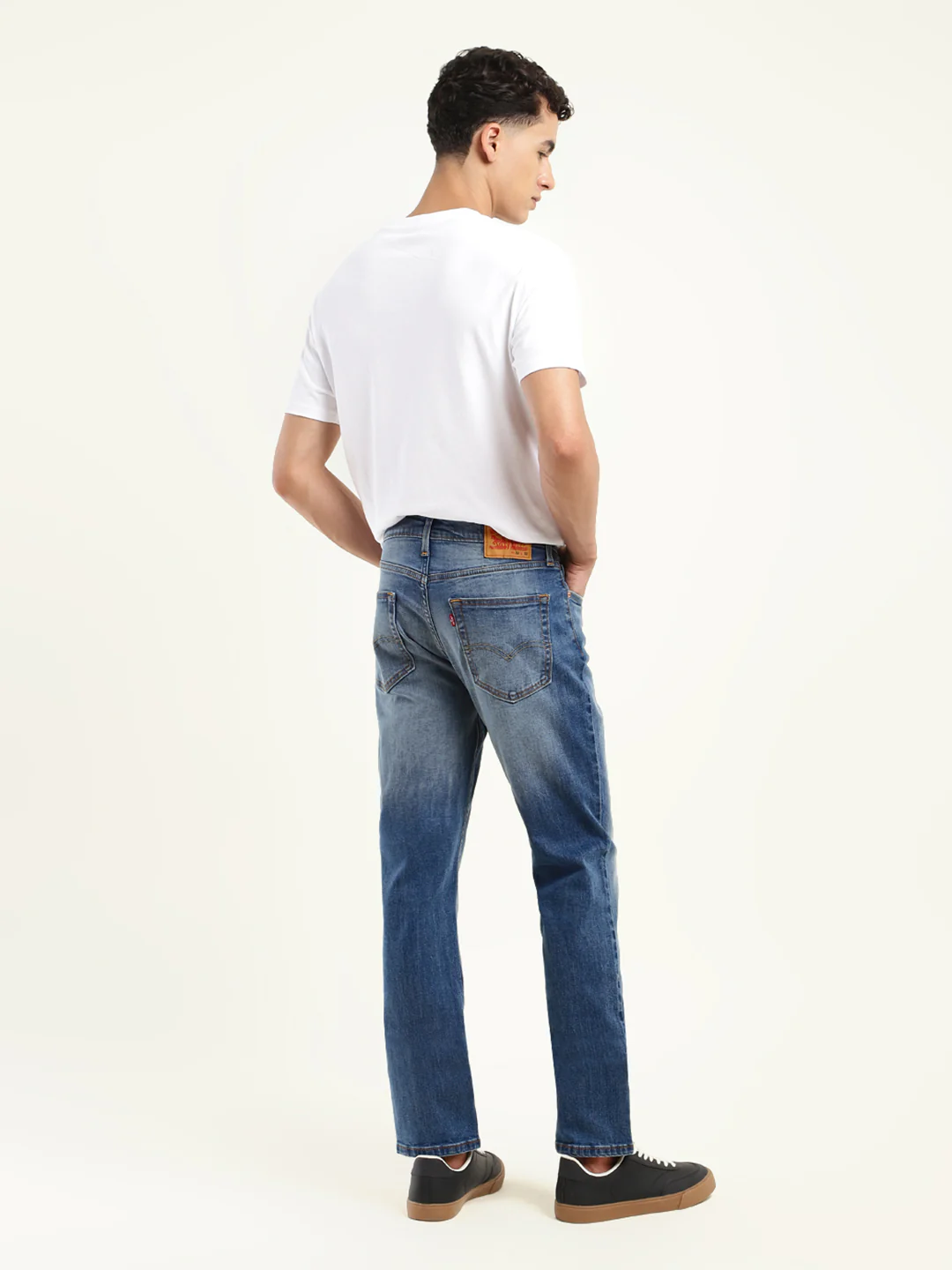 Men's 511 Blue Slim Fit Mid Rise Jeans - Image 3