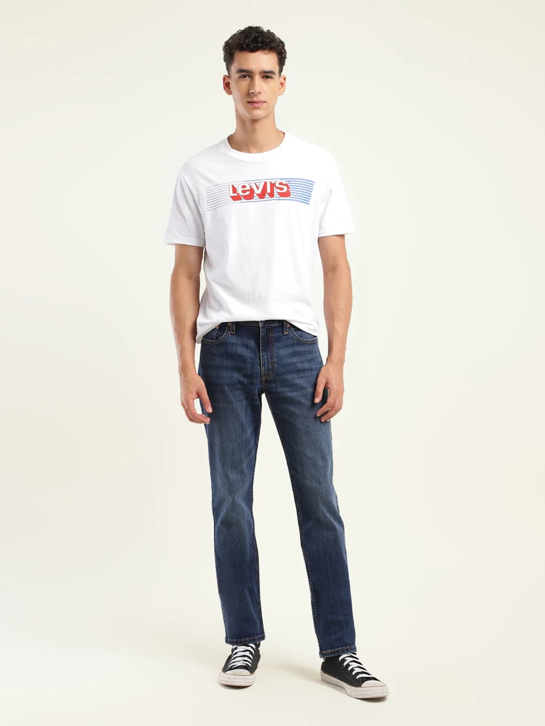 Men's 511 Blue Slim Fit Mid Rise Jeans - Image 2