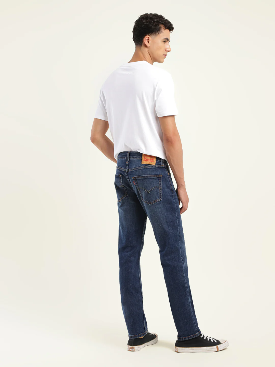 Men's 511 Blue Slim Fit Mid Rise Jeans - Image 3