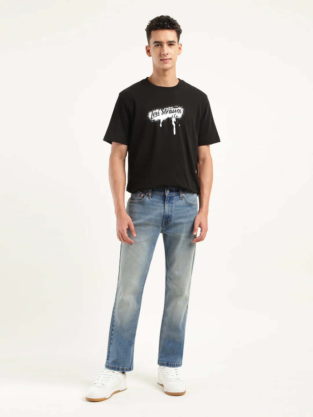 Men's 511 Blue Slim Fit Mid Rise Jeans - Image 2