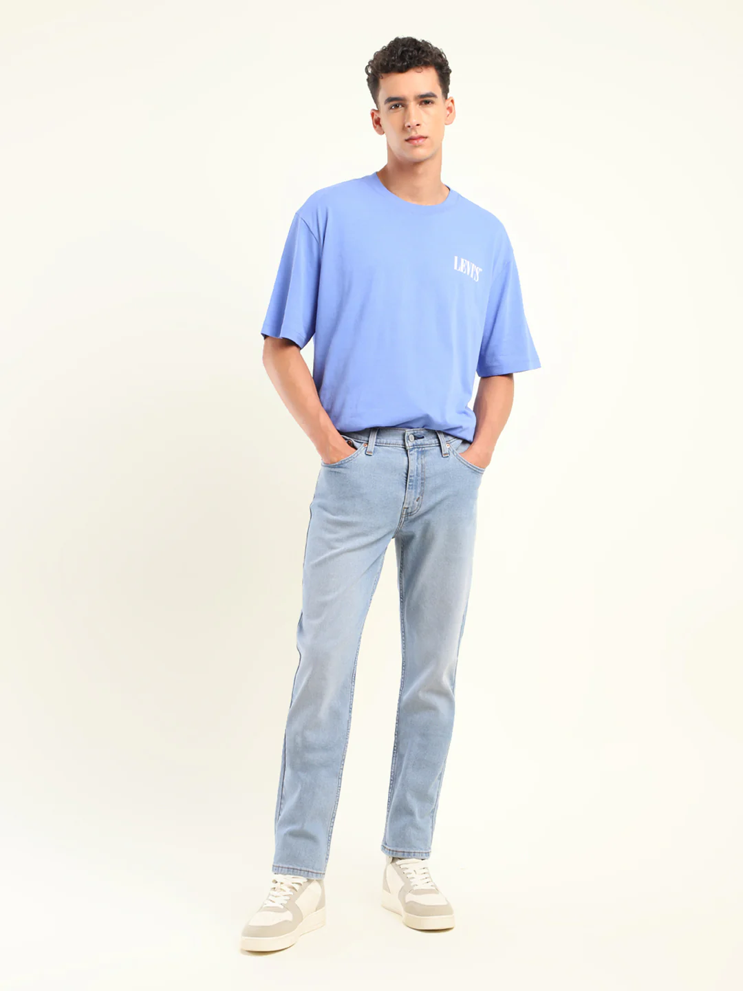 Men's 511 Blue Slim Fit Mid Rise Jeans - Image 2
