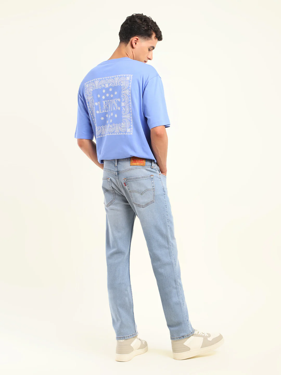 Men's 511 Blue Slim Fit Mid Rise Jeans - Image 3