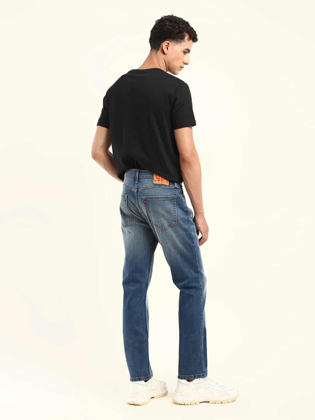 Men's 511 Blue Slim Fit Mid Rise Jeans - Image 3