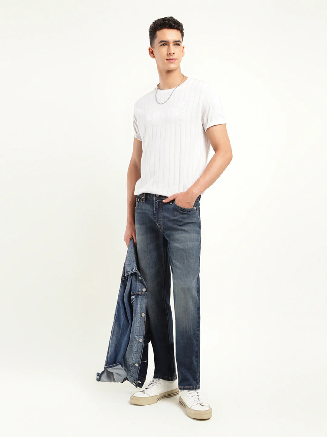 Men's 511 Blue Slim Fit Mid Rise Jeans