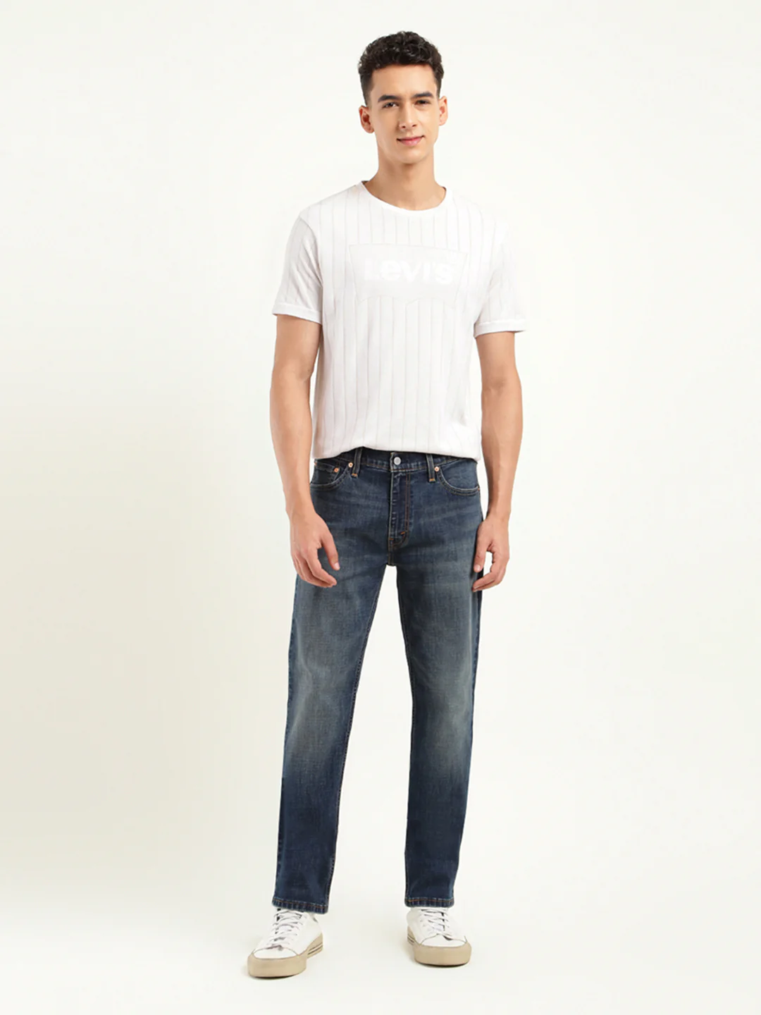 Men's 511 Blue Slim Fit Mid Rise Jeans - Image 2