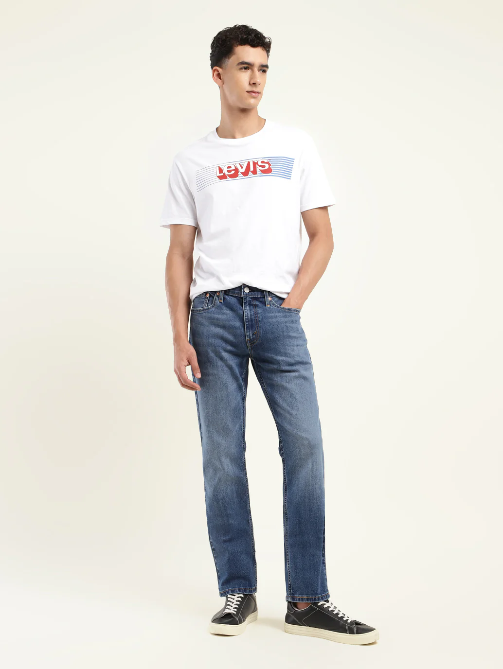 Men's 511 Blue Slim Fit Mid Rise Jeans - Image 2