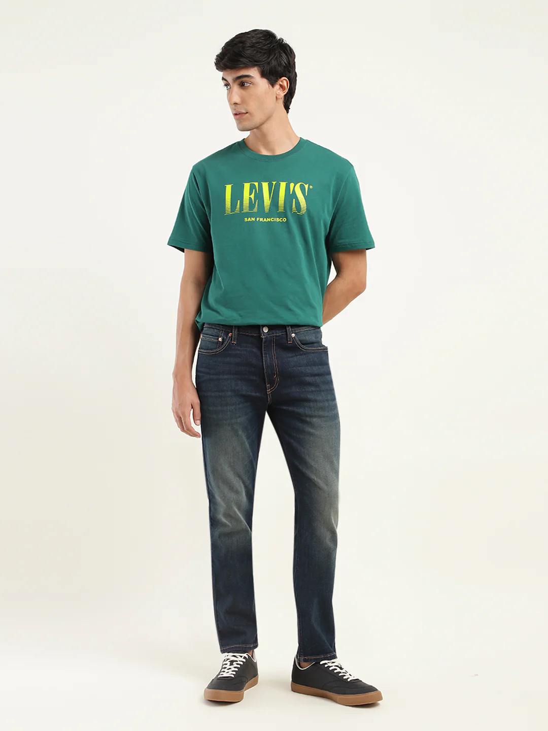 Men's 511 Blue Slim Fit Mid Rise Jeans - Image 5