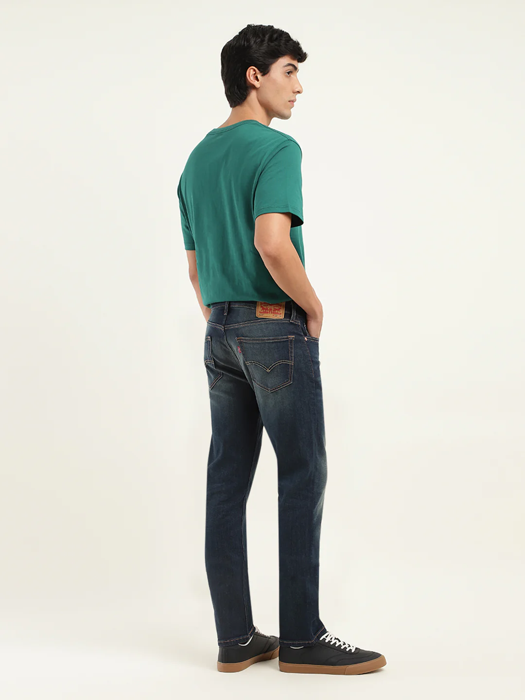 Men's 511 Blue Slim Fit Mid Rise Jeans - Image 6