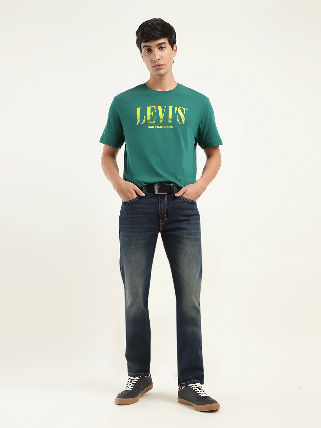 Men's 511 Blue Slim Fit Mid Rise Jeans - Image 7