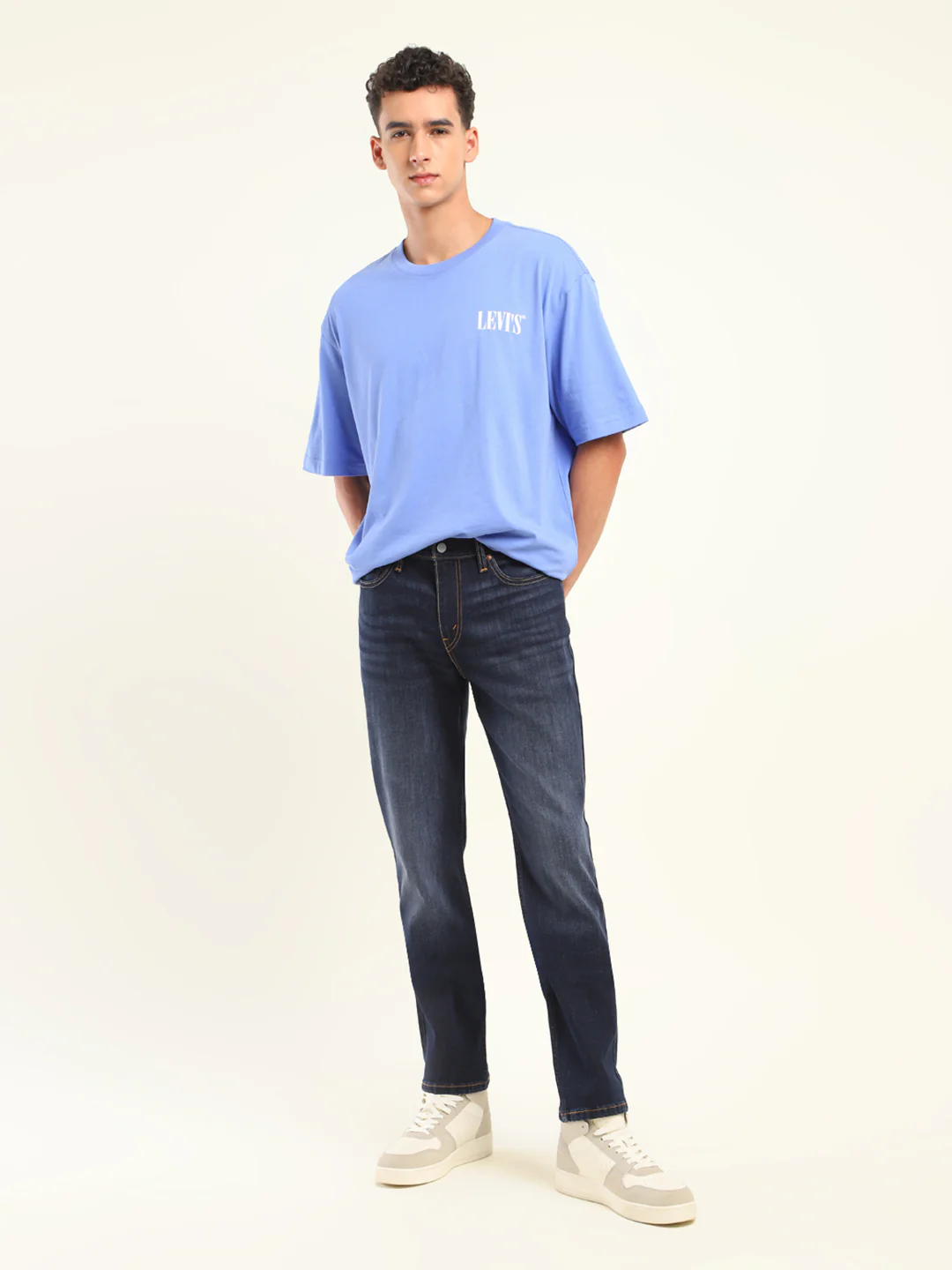 Men's 511 Blue Slim Fit Mid Rise Jeans - Image 2