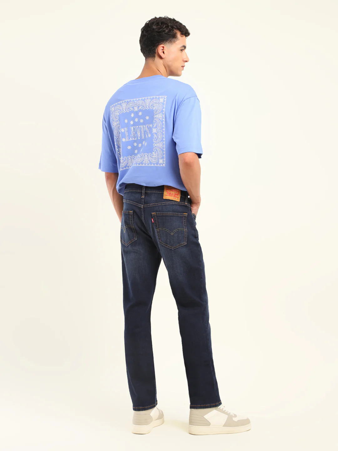 Men's 511 Blue Slim Fit Mid Rise Jeans - Image 3