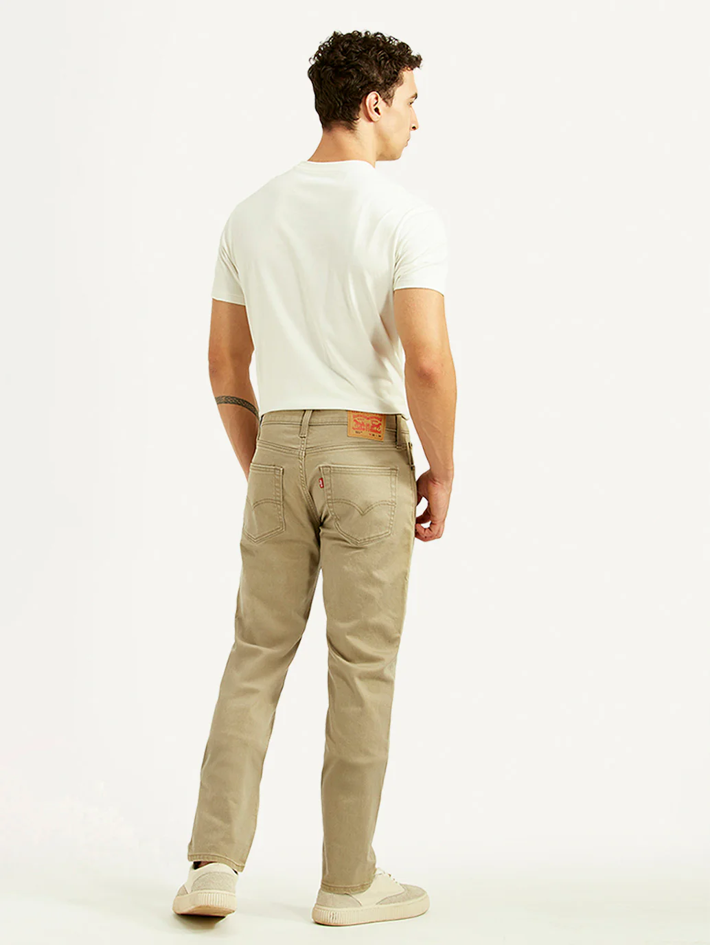 Men's 511 Khaki Slim Fit Mid Rise Jeans - Image 3