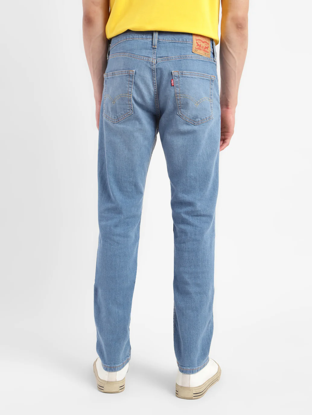 Men's 511 Blue Slim Fit Mid Rise Jeans - Image 3