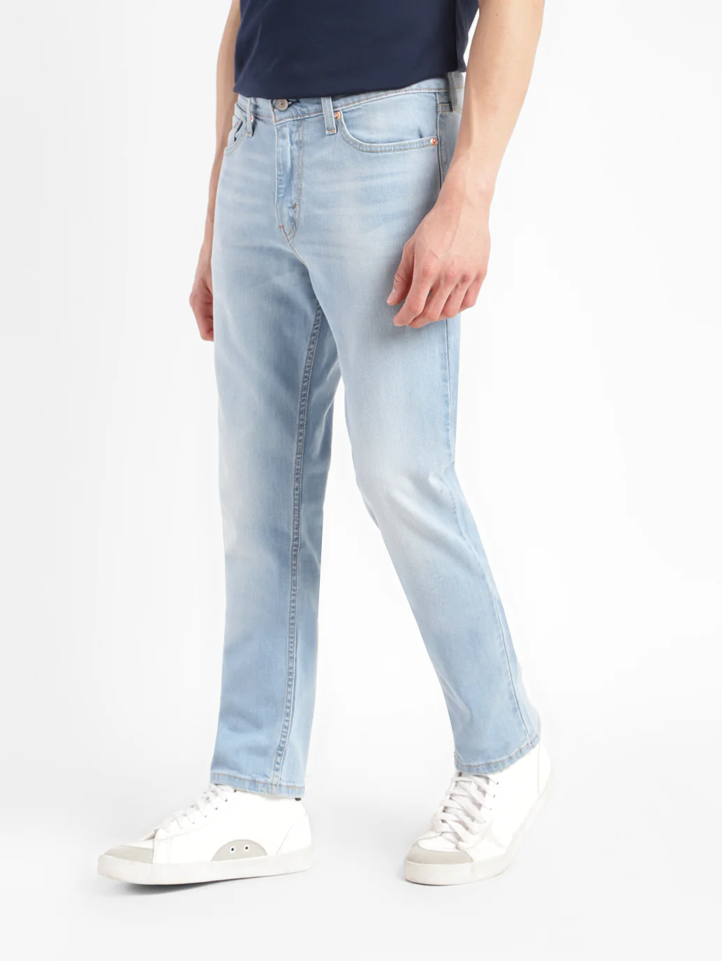 Men's 511 Blue Slim Fit Mid Rise Jeans - Image 5