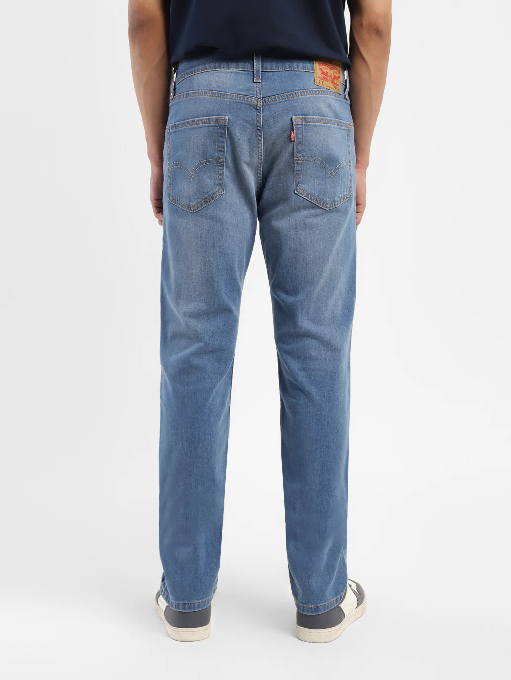 Men's 511 Blue Slim Fit Mid Rise Jeans - Image 3