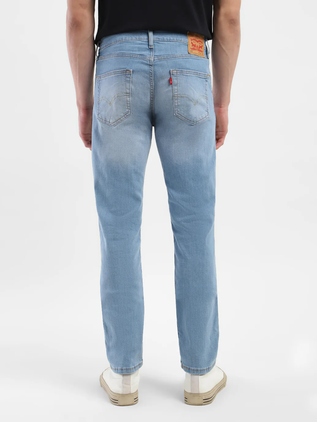 Men's 511 Blue Slim Fit Mid Rise Jeans - Image 3