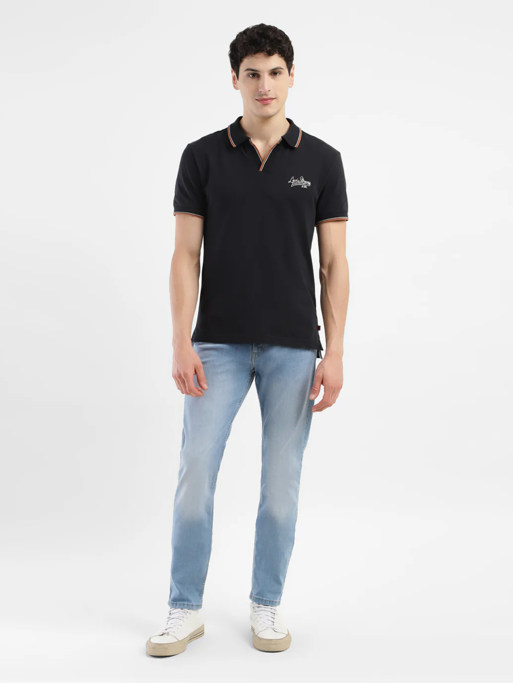 Men's 511 Blue Slim Fit Mid Rise Jeans - Image 9