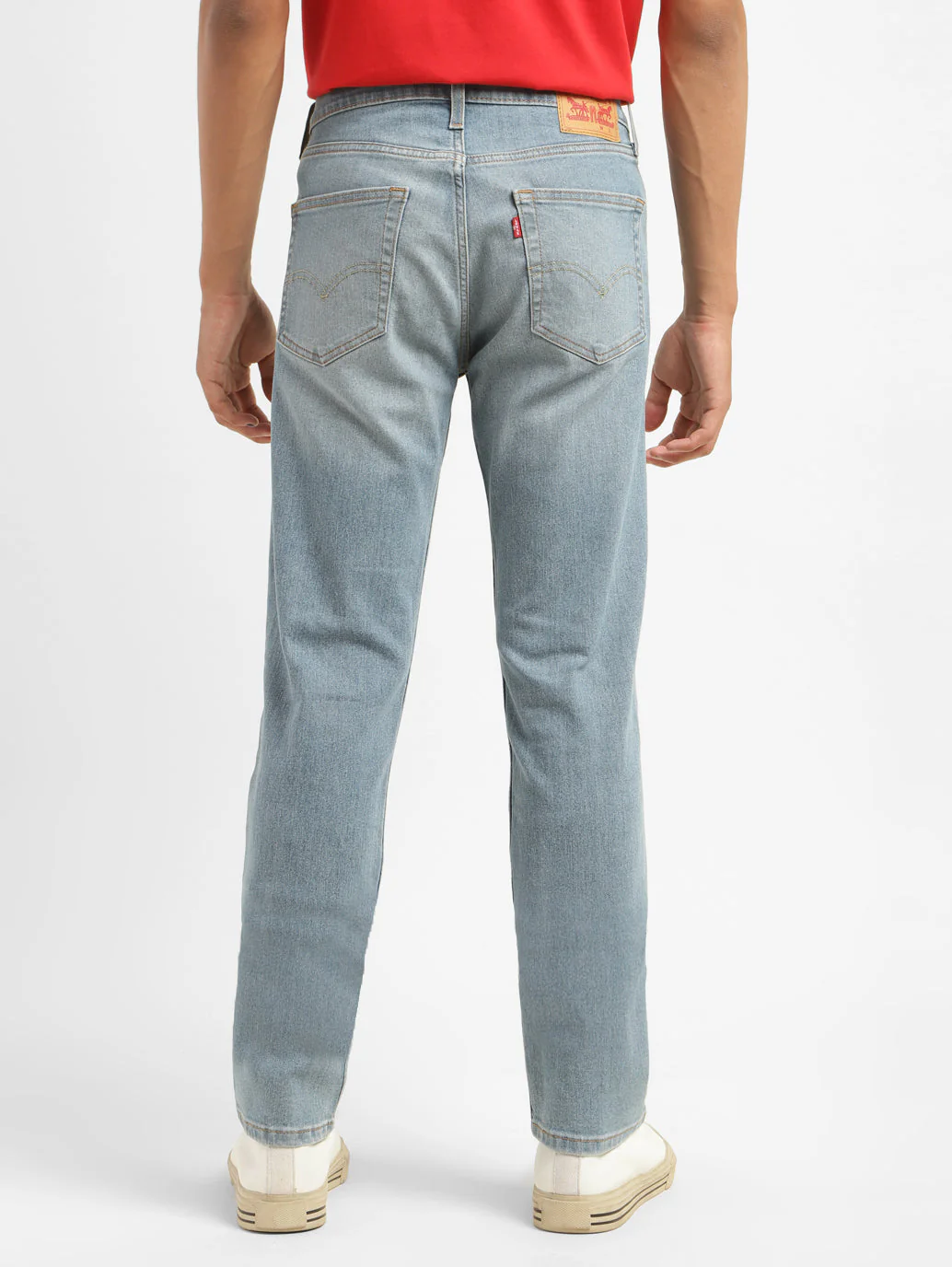 Men's 511 Blue Slim Fit Mid Rise Jeans - Image 3