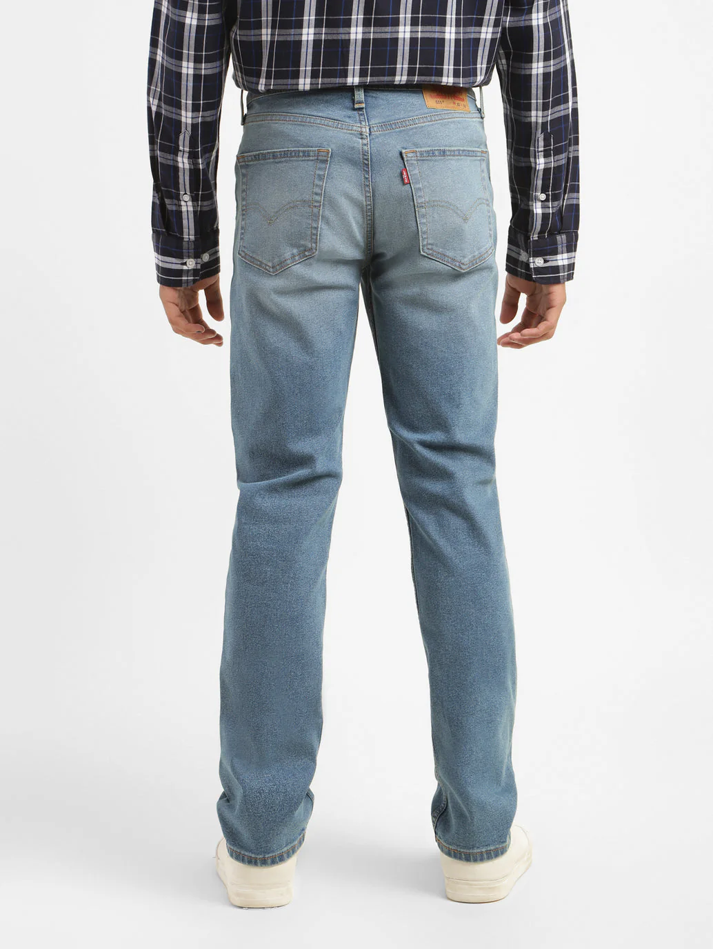 Men's 511 Blue Slim Fit Mid Rise Jeans - Image 3