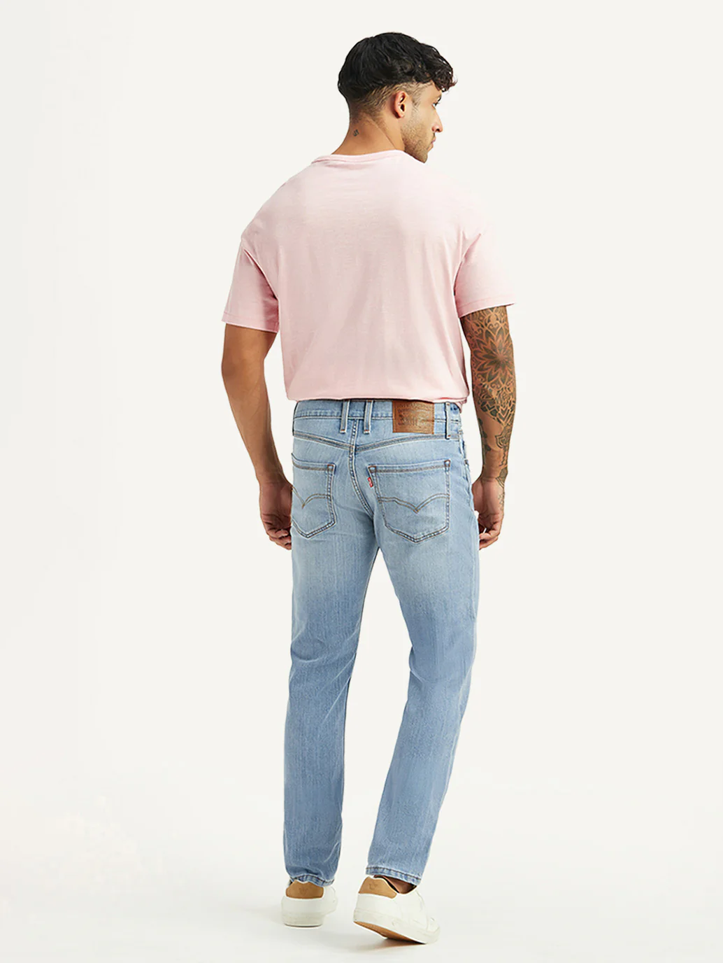 Men's 511 Light Blue Slim Fit Mid Rise Jeans - Image 3