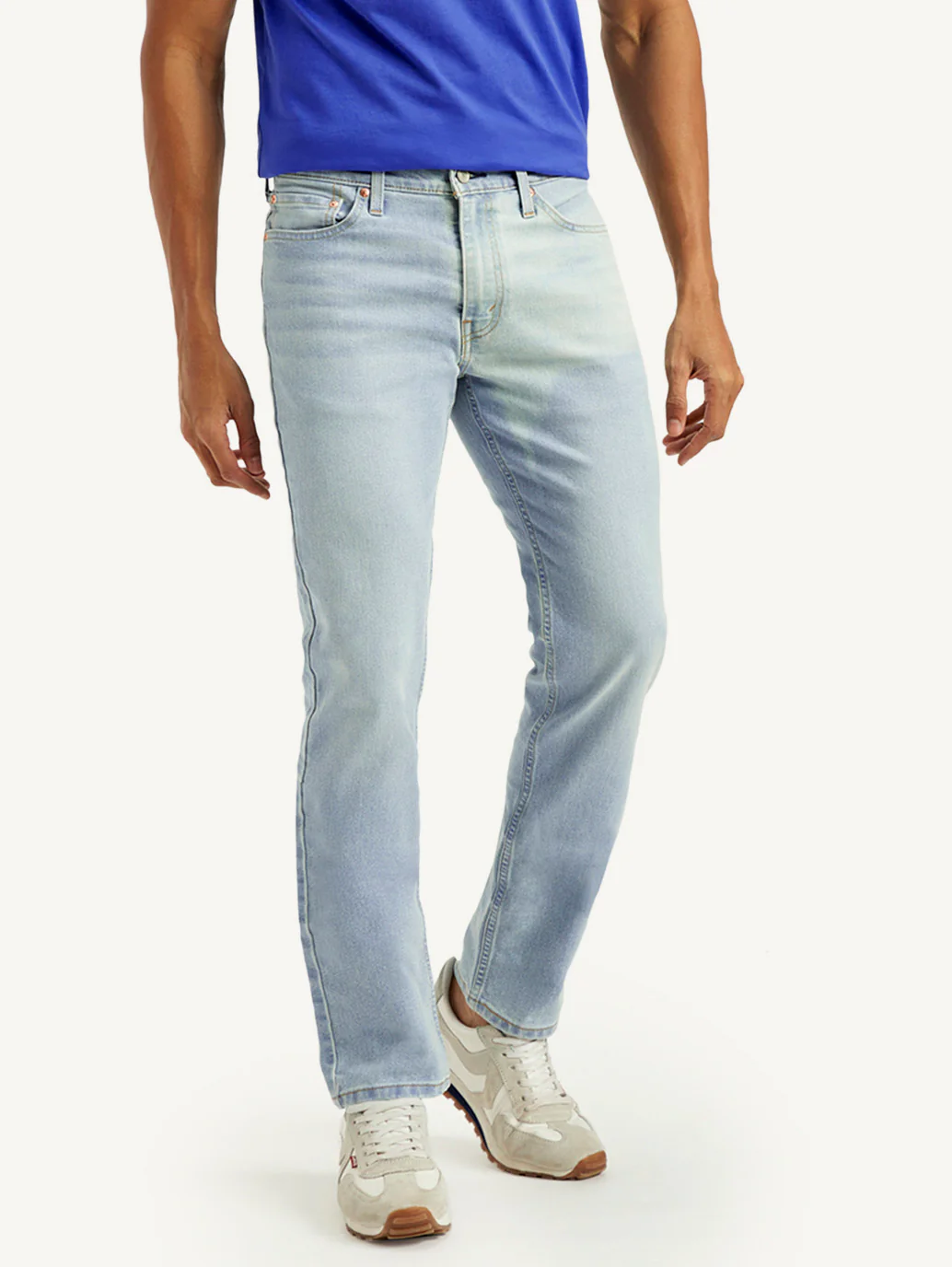 Men's 511 Light Blue Slim Fit Mid Rise Jeans - Image 3