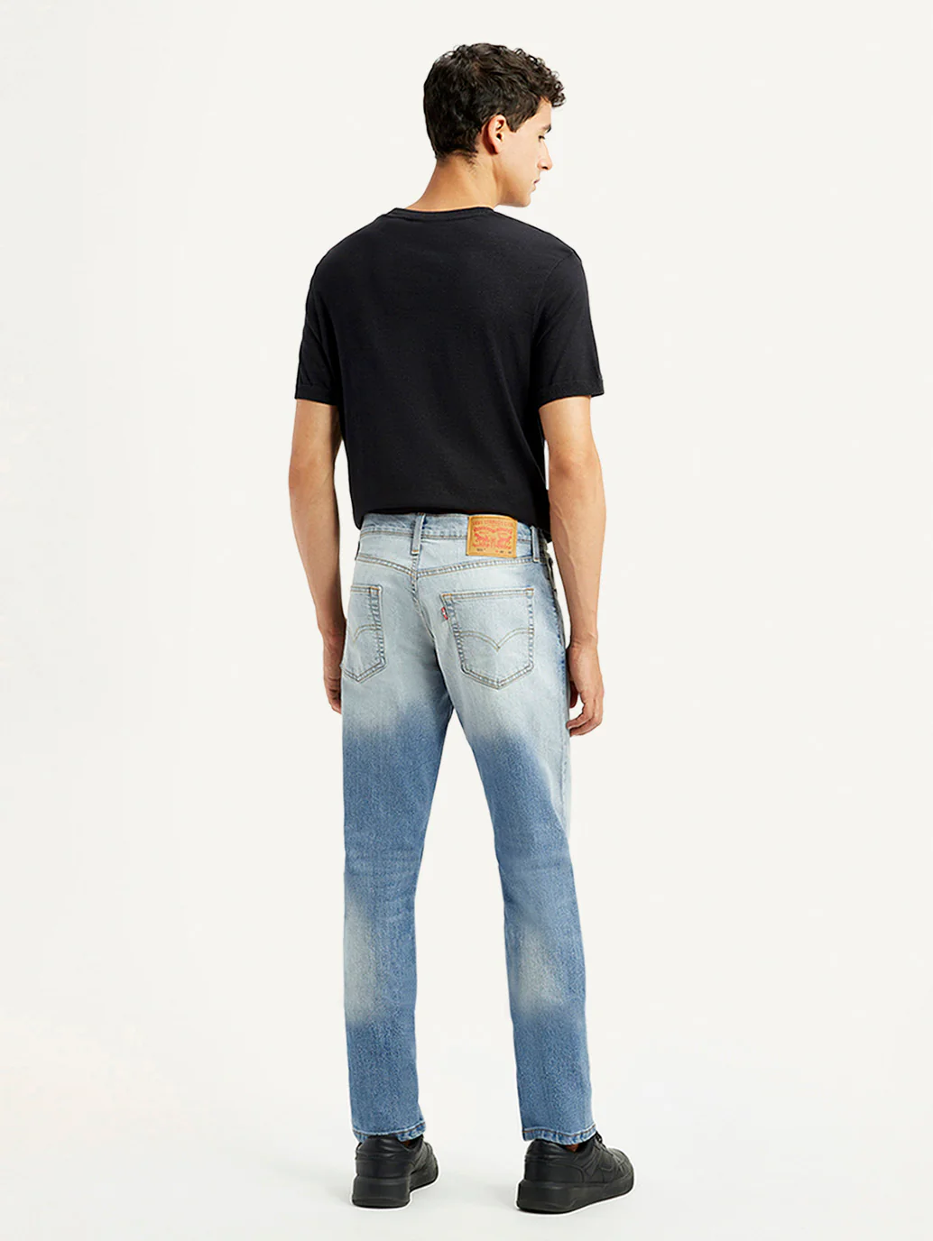 Men's 511 Light Blue Slim Fit Mid Rise Jeans - Image 5
