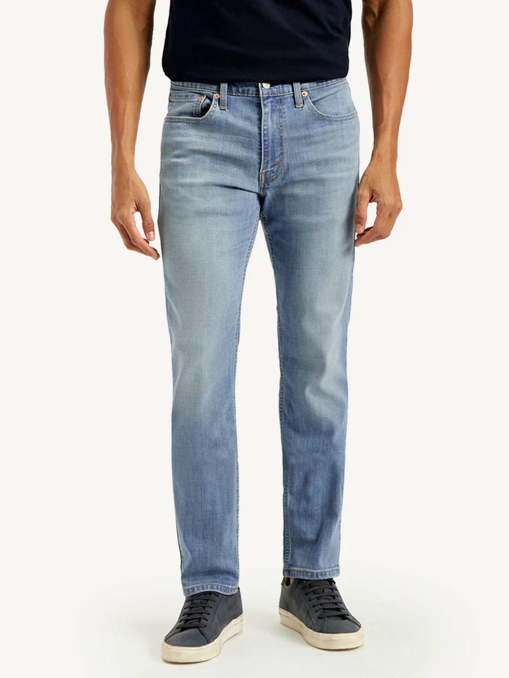 Men's 511 Light Blue Slim Fit Mid Rise Jeans - Image 6