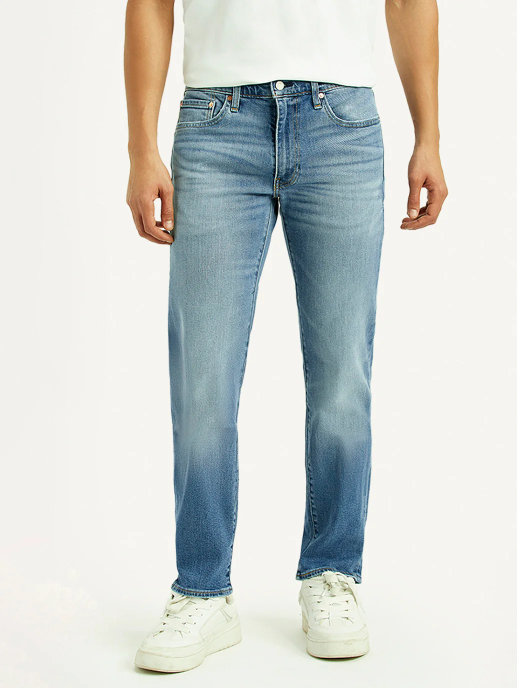 Men's 511 Light Blue Slim Fit Mid Rise Jeans - Image 3
