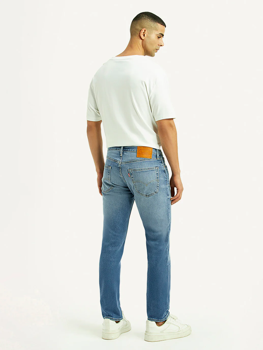 Men's 511 Light Blue Slim Fit Mid Rise Jeans - Image 5