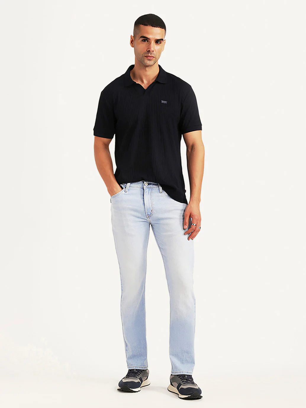 Men's 511 Light Blue Slim Fit Mid Rise Jeans