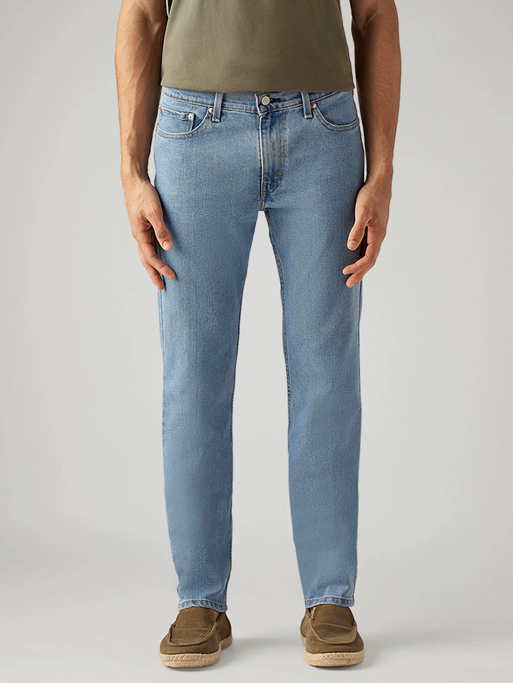 Men's 511 Light Blue Slim Fit Mid Rise Jeans - Image 3