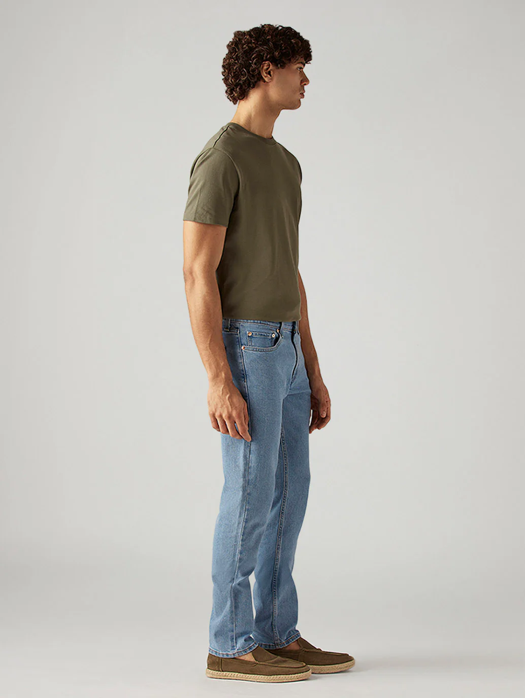 Men's 511 Light Blue Slim Fit Mid Rise Jeans - Image 6